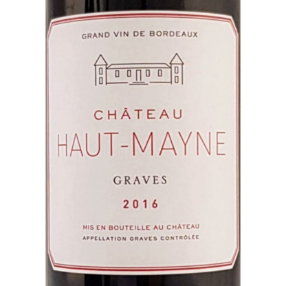 Chateau Haut-Mayne Graves 2016 rouge