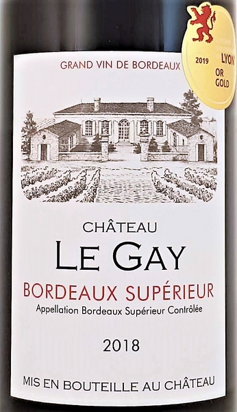 Chateau Le Gay 2018 Bordeaux Supérieur rood