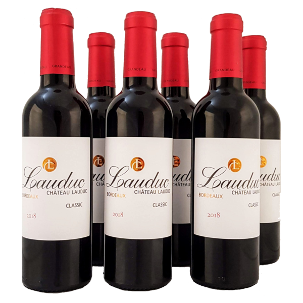 Chateau Lauduc Bordeaux 2017 (halve flesjes) rouge