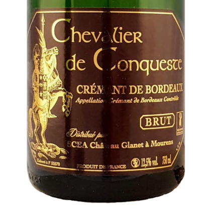 Crémant de Bordeaux BRUT Blanc Chevalier de Conqueste