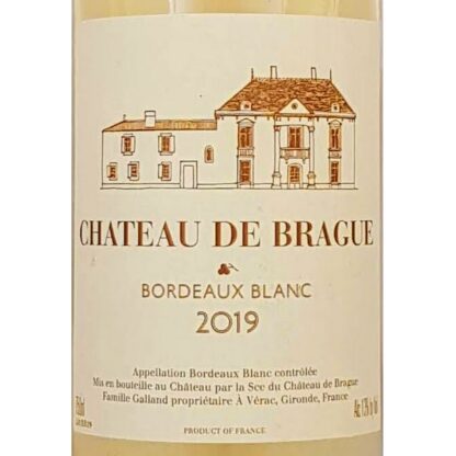 Unieke Bordeaux Blanc 2019 Chateau de Brague