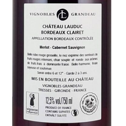 Chateau Lauduc Classic Bordeaux Clairet 2021