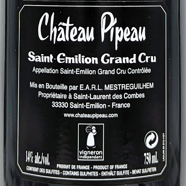 Chateau Pipeau Saint-Emilion Grand Cru 2019