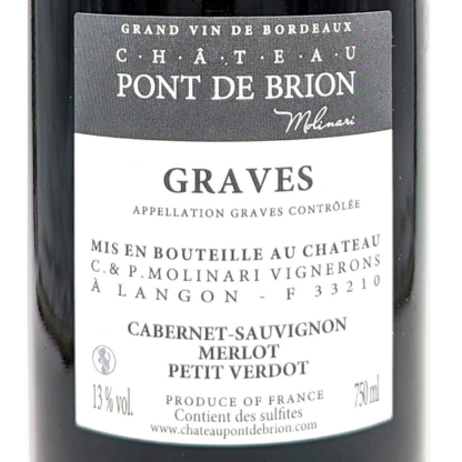 Chateau Pont de Brion 2019 Graves Rouge